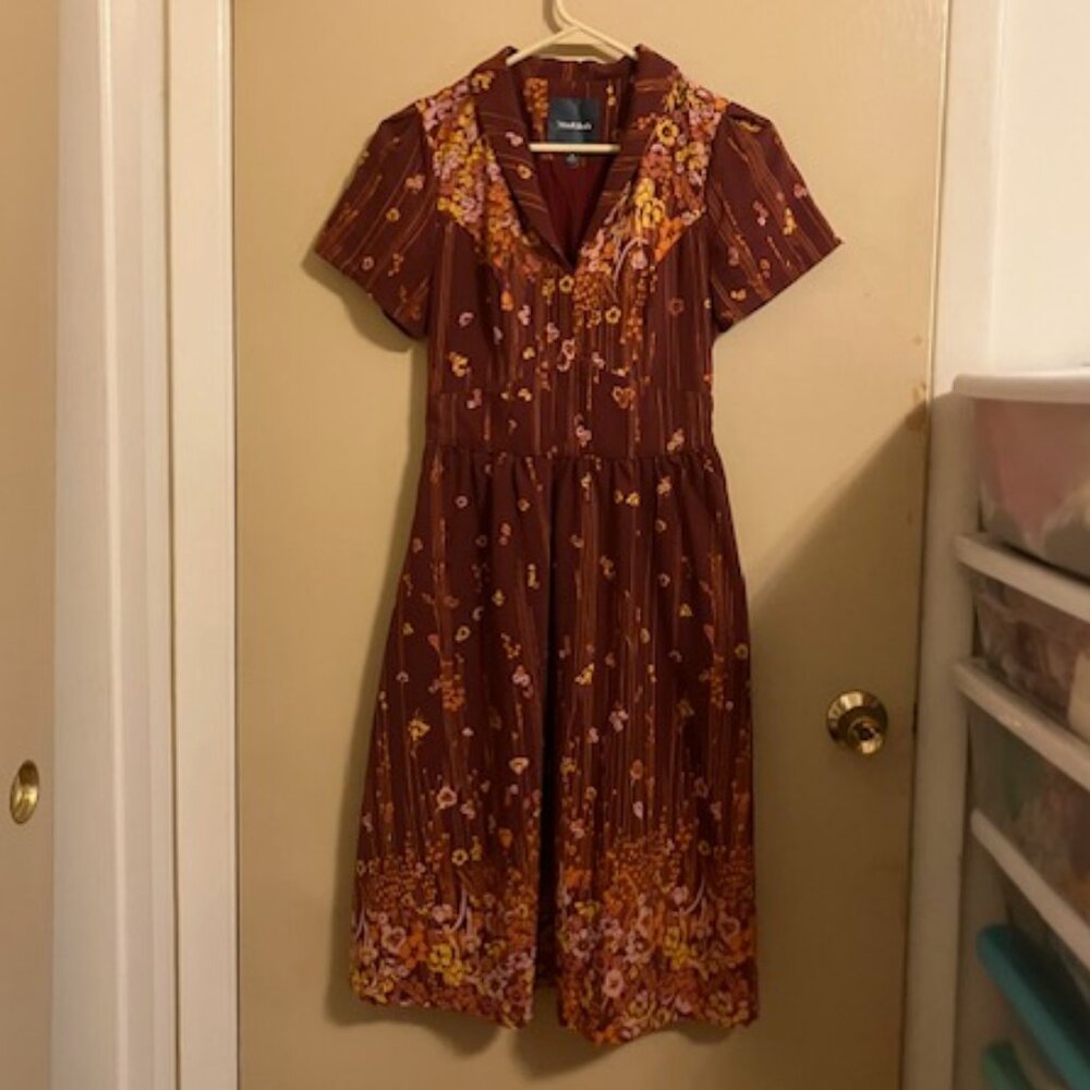 Modcloth Retro Style Floral 50s Dress